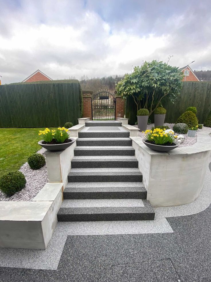 Escalier tapis de marbre